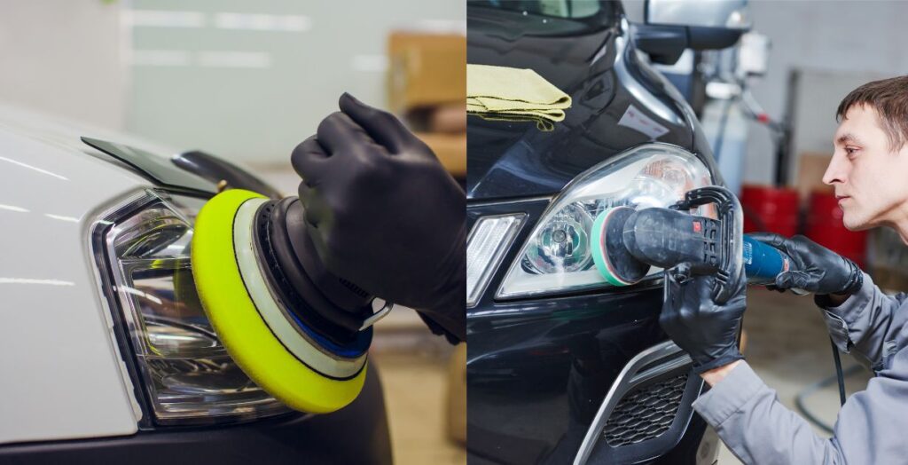 Car Headlight restoration
